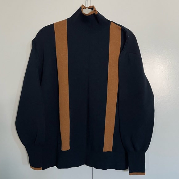& Other Stories Black & Brown Sweater Size XS